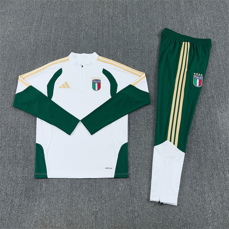 Italy 2026/2027 White Green Tracksuit