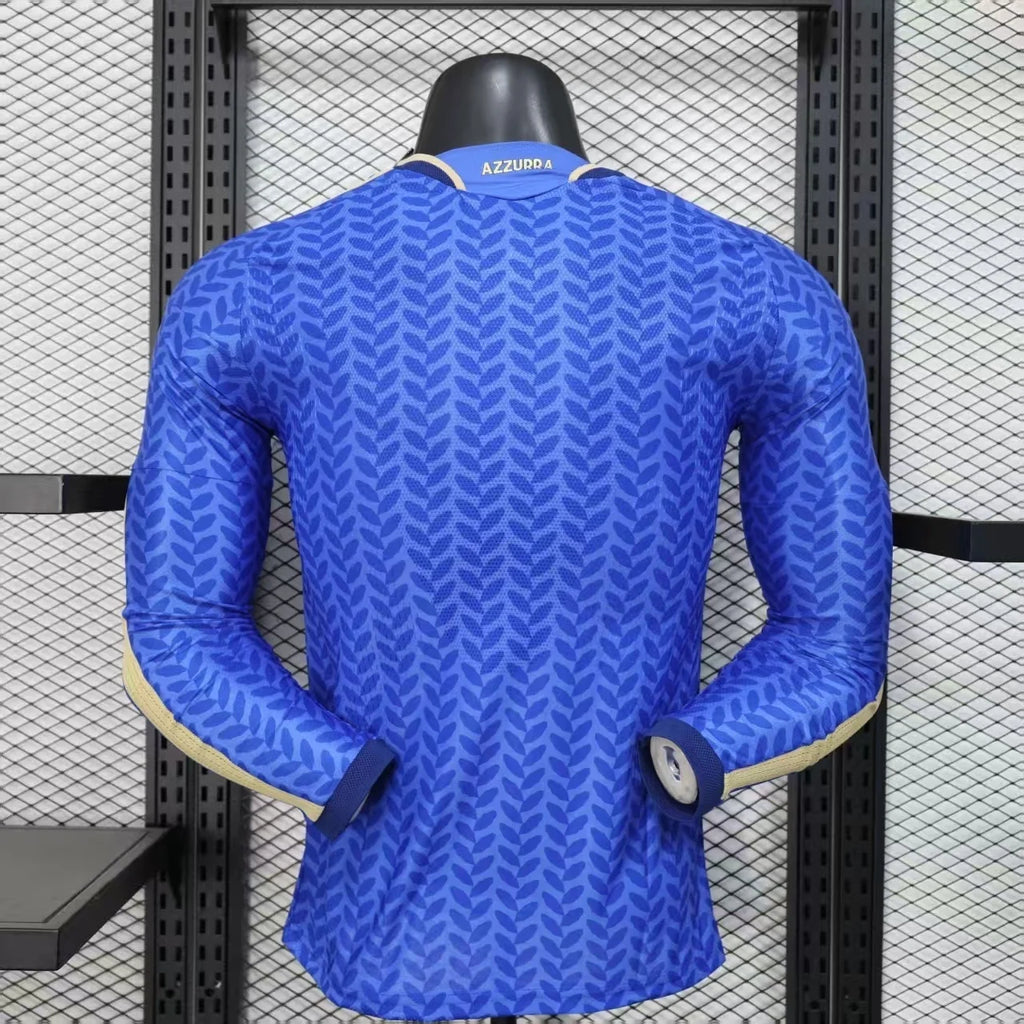 Italy 2026 Home Long Sleeve Player Jersey