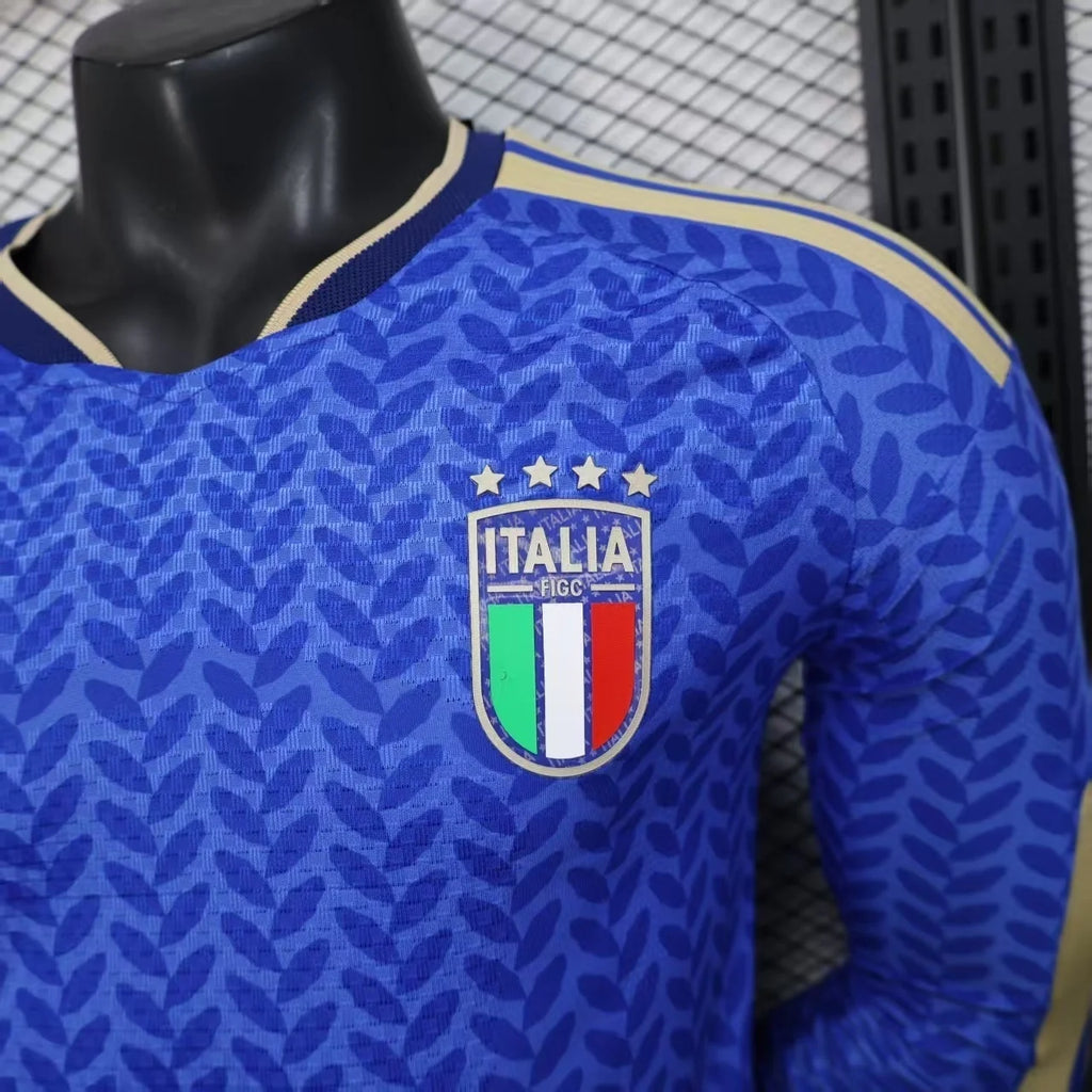 Italy 2026 Home Long Sleeve Player Jersey