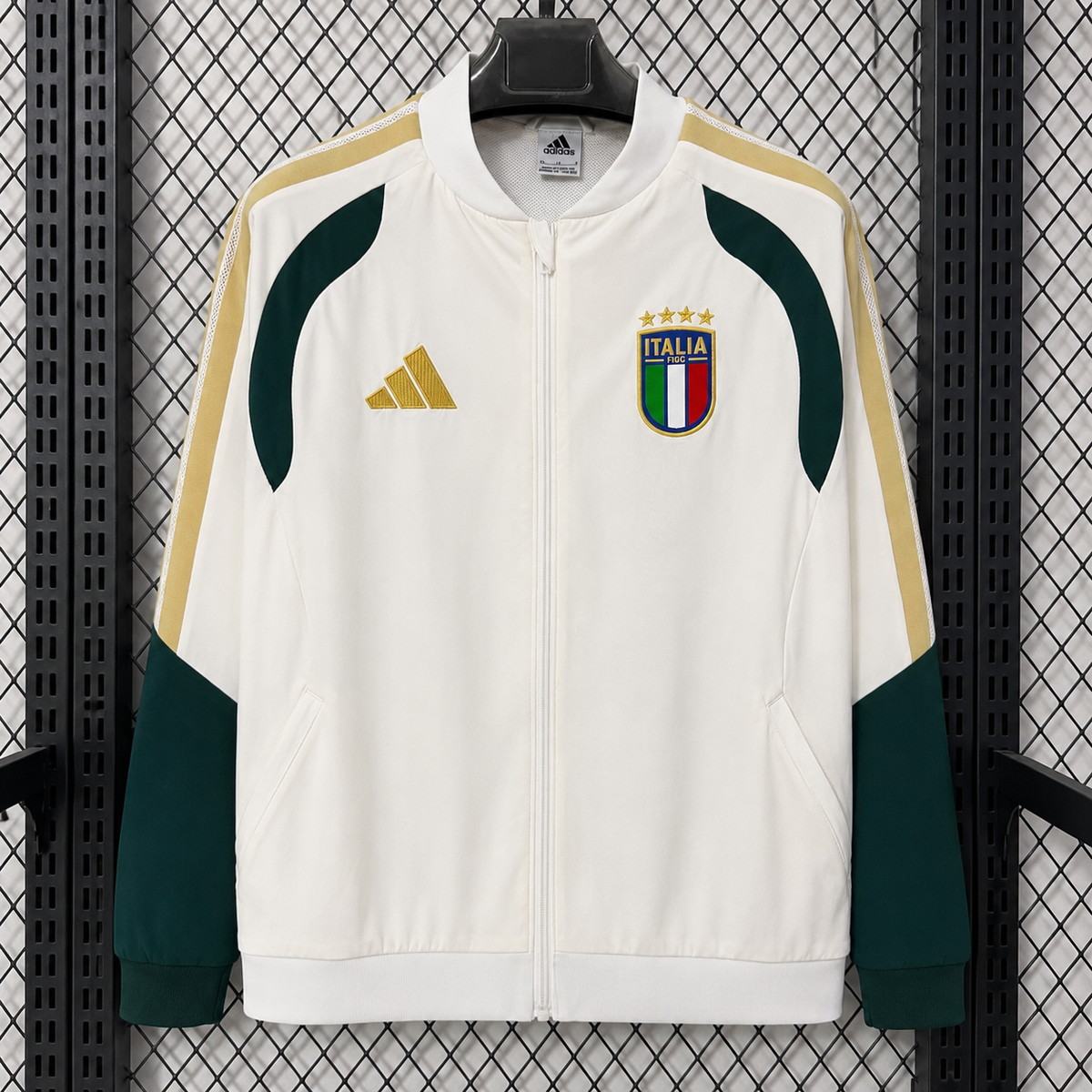 Italy 2026 White Casual Trench Windbreaker Jacket