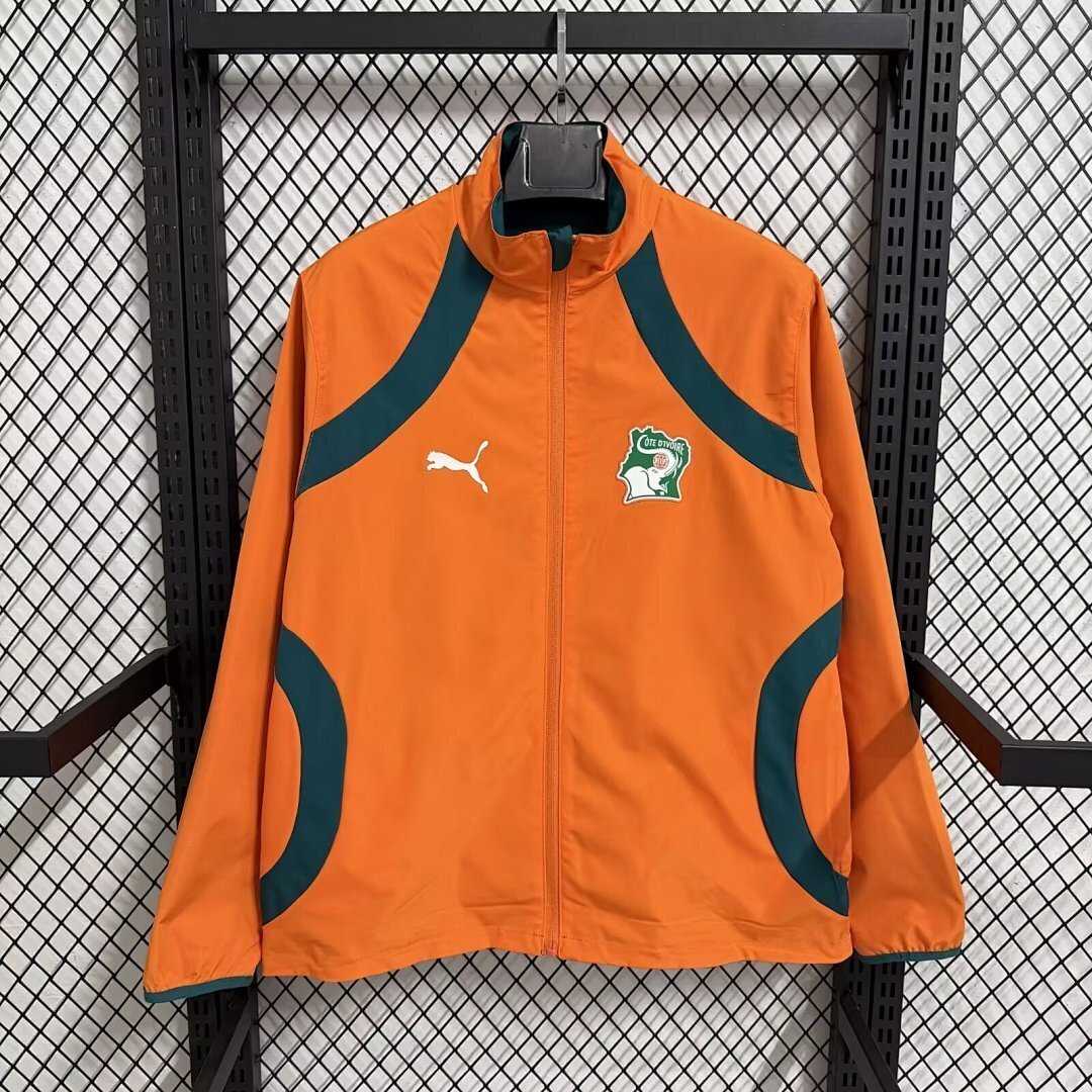 Ivory Coast 2026 Reversible Windbreaker Jacket