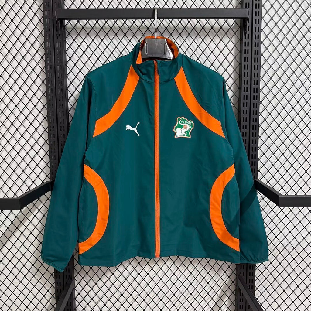 Ivory Coast 2026 Reversible Windbreaker Jacket