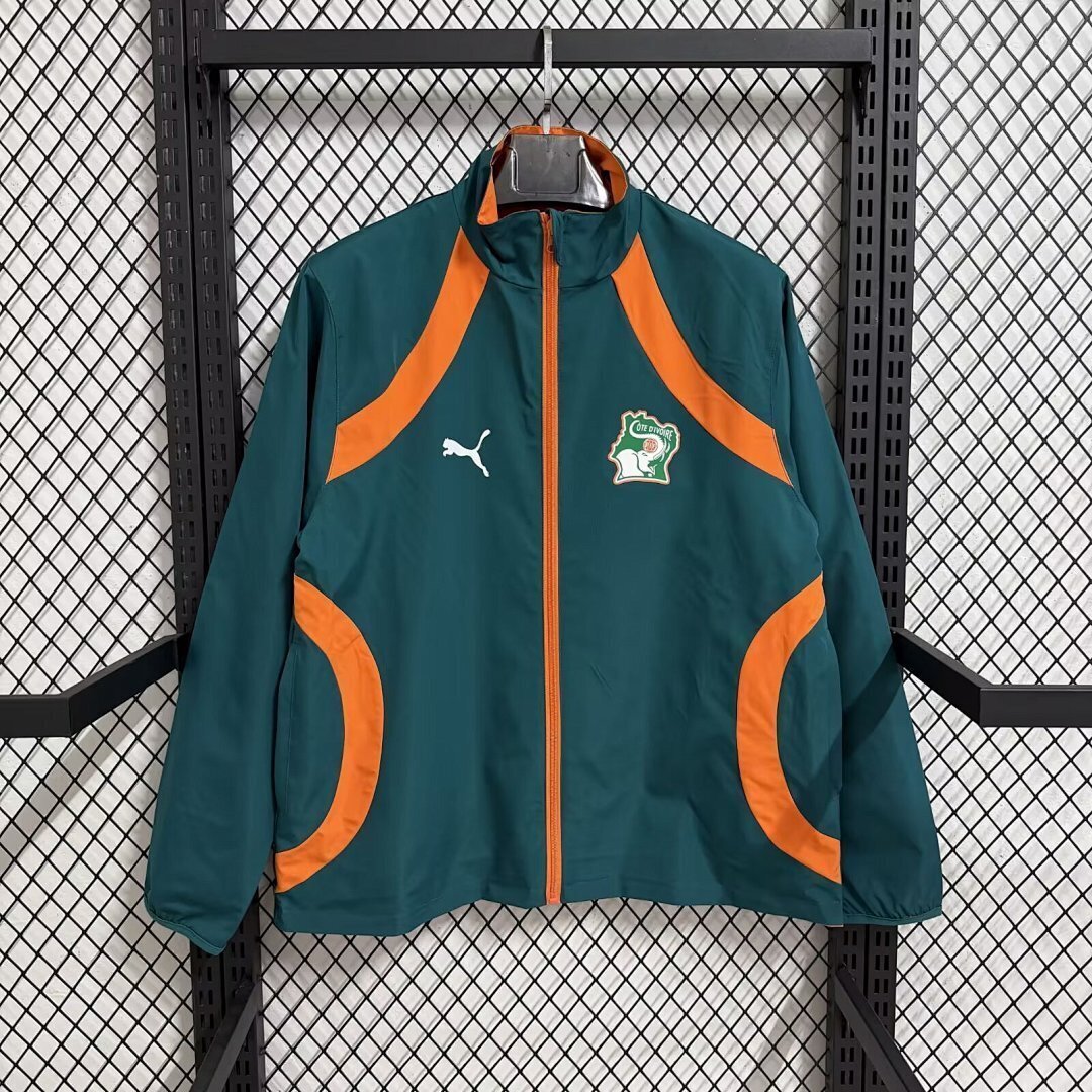 Ivory Coast 2026 Reversible Windbreaker Jacket