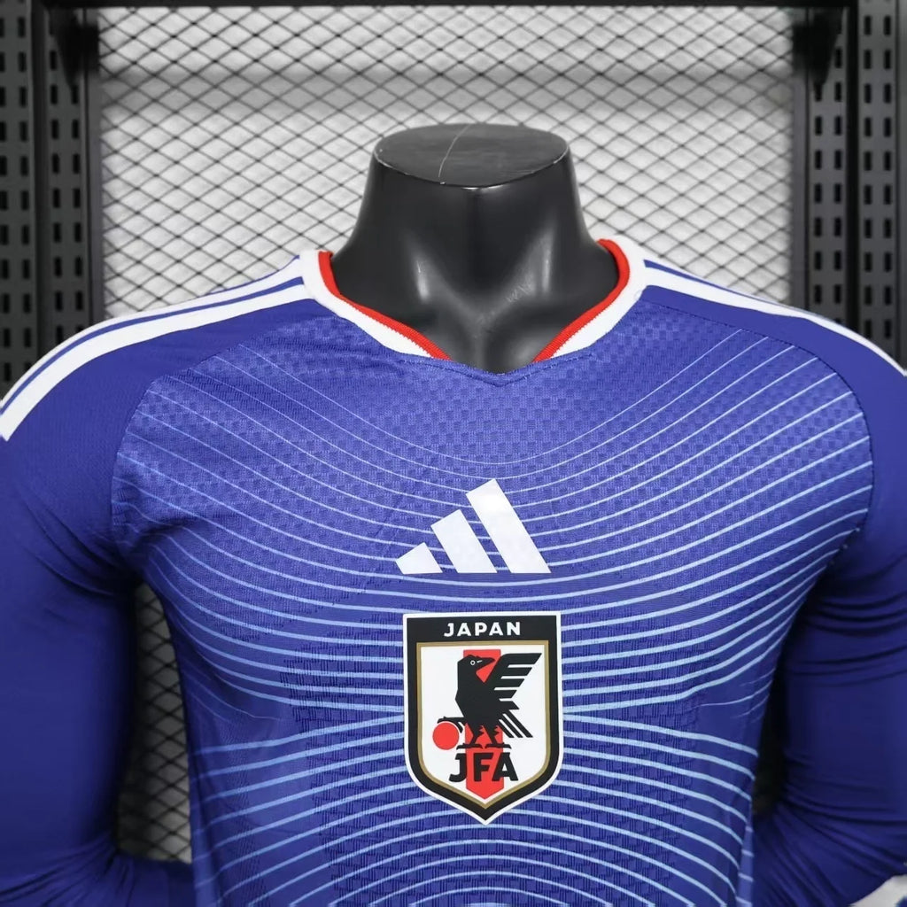 Japan 2026 Home Long Sleeve Player Jersey