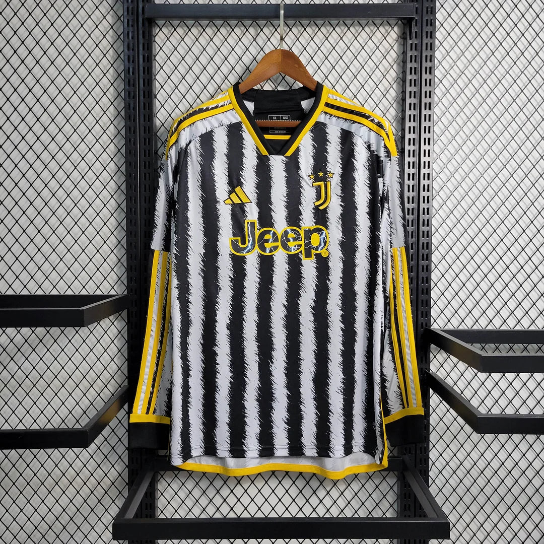 Juventus 2023/2024 Home Long Sleeve Jersey