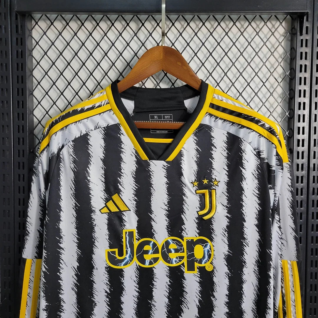 Juventus 2023/2024 Home Long Sleeve Jersey