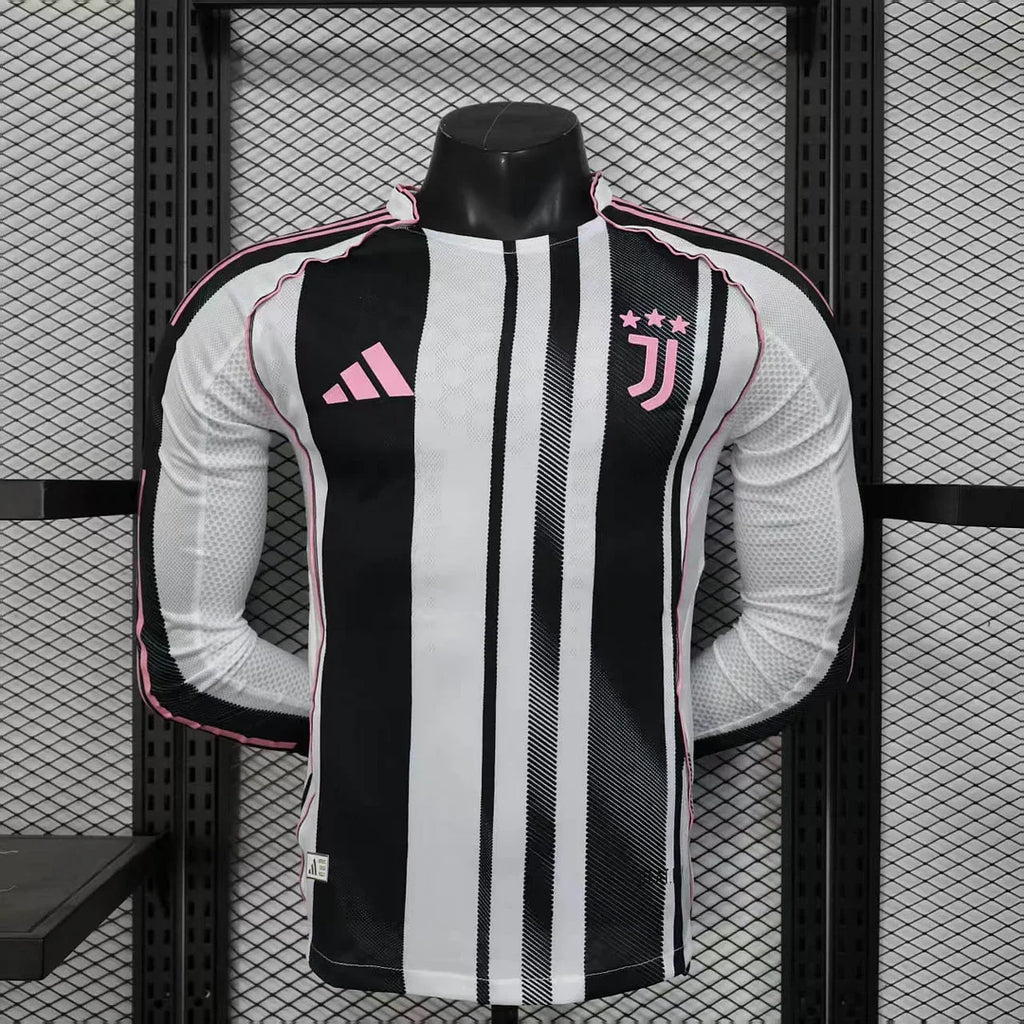 Juventus 2025/2026 Home Long Sleeve Jersey