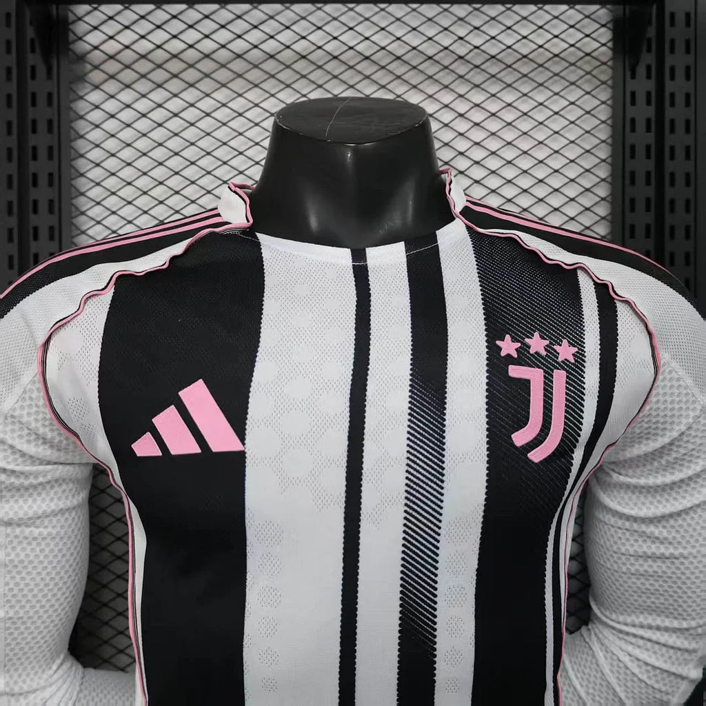 Juventus 2025/2026 Home Long Sleeve Jersey