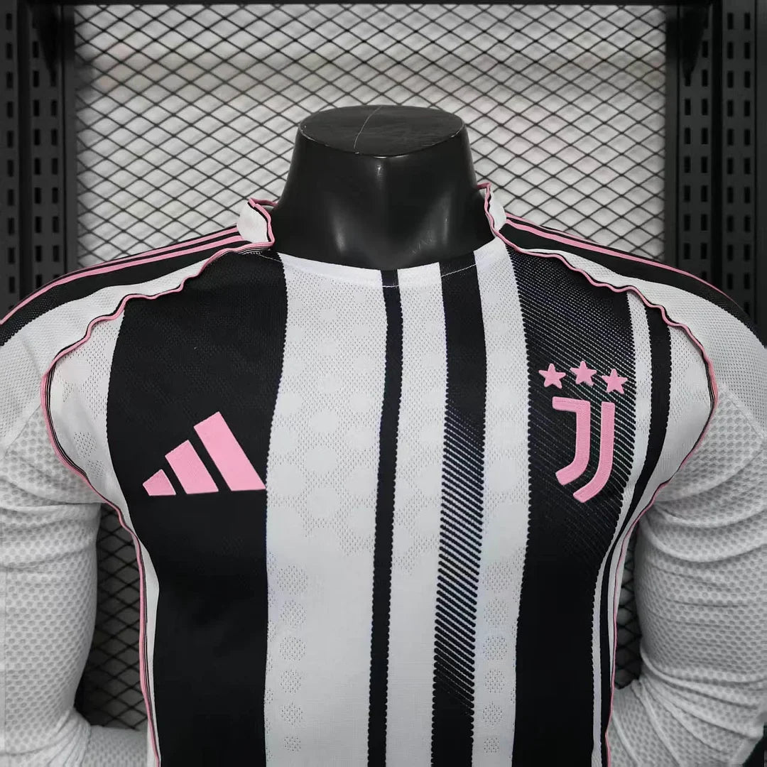 Juventus 2025/2026 Home Long Sleeve Jersey