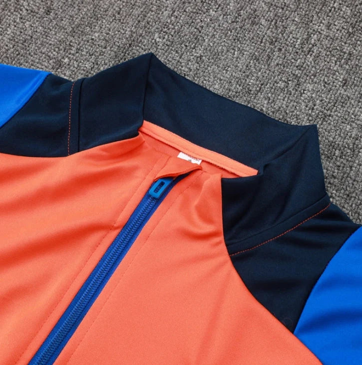 Juventus Dark Blue and Orange Tracksuit