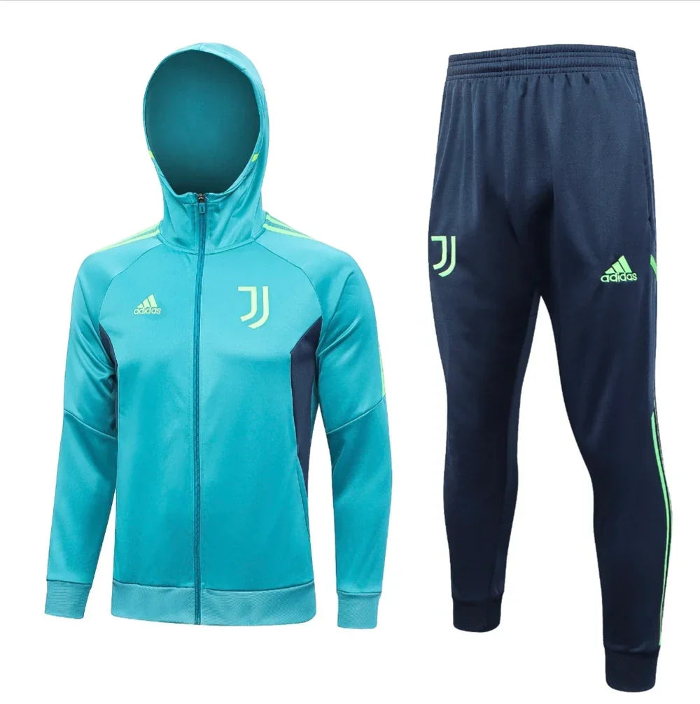 Juventus Turquoise Dark Blue Tracksuit