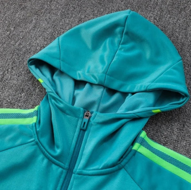 Juventus Turquoise Dark Blue Tracksuit