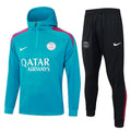 Light Blue and Black Tracksuit