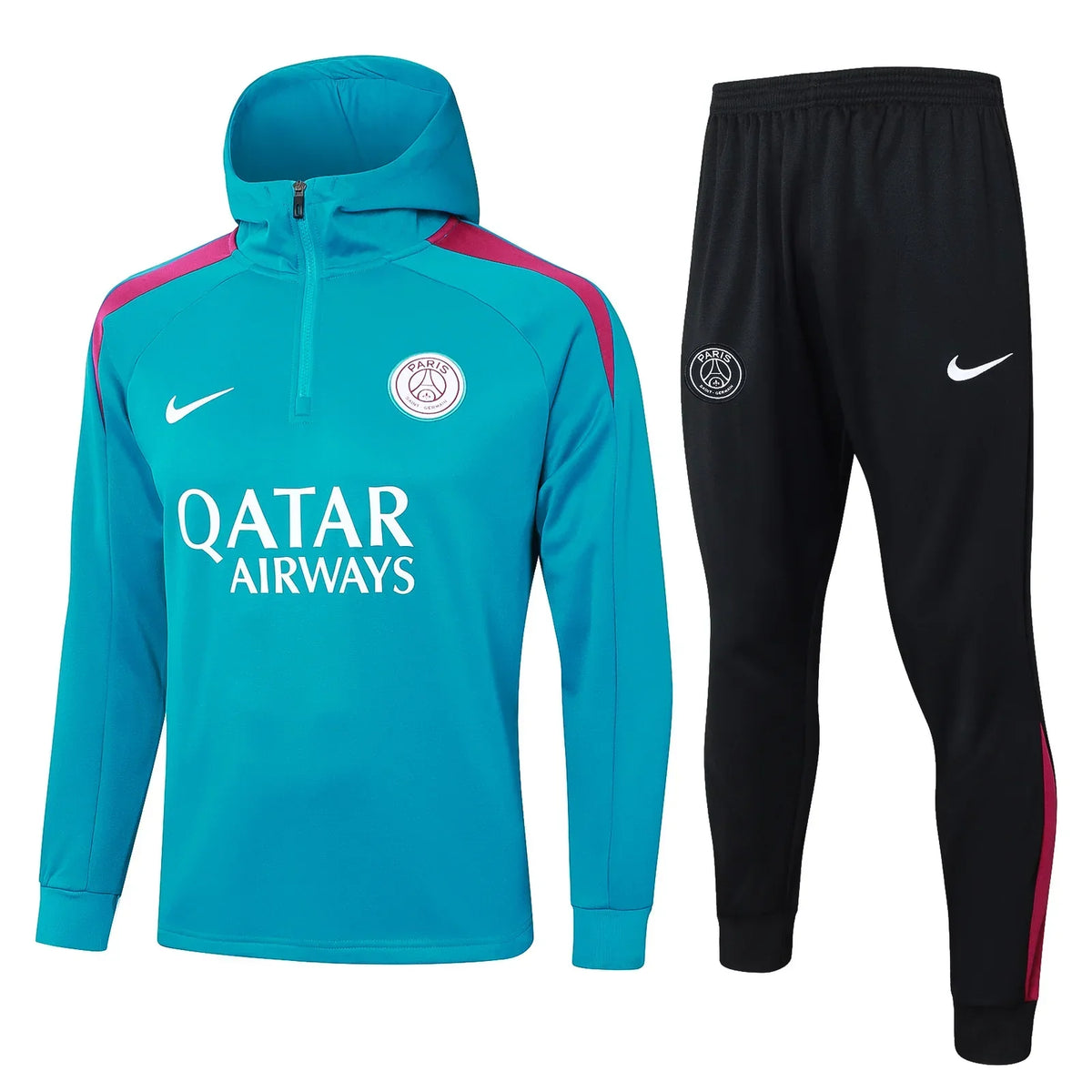 Light Blue and Black Tracksuit