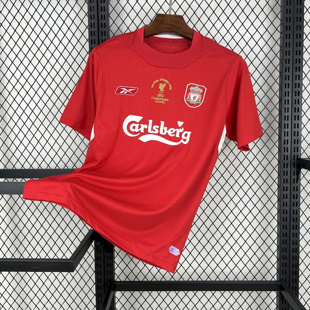 Liverpool 2005 Champions League Final Home Retro Jersey