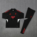 Liverpool 2025/2026 Black and Red Tracksuit