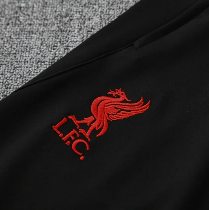 Liverpool 2025/2026 Black and Red Tracksuit