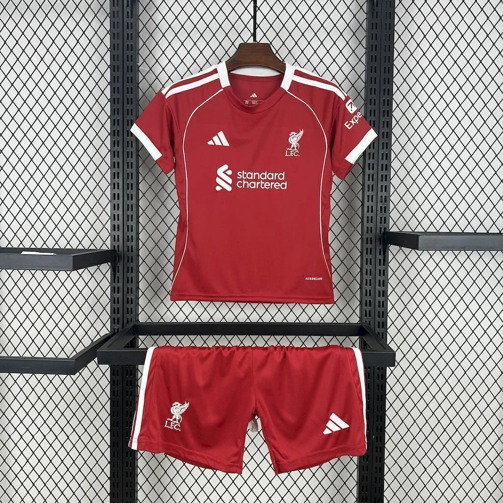 Liverpool 2025/2026 Home Kit Kids Size