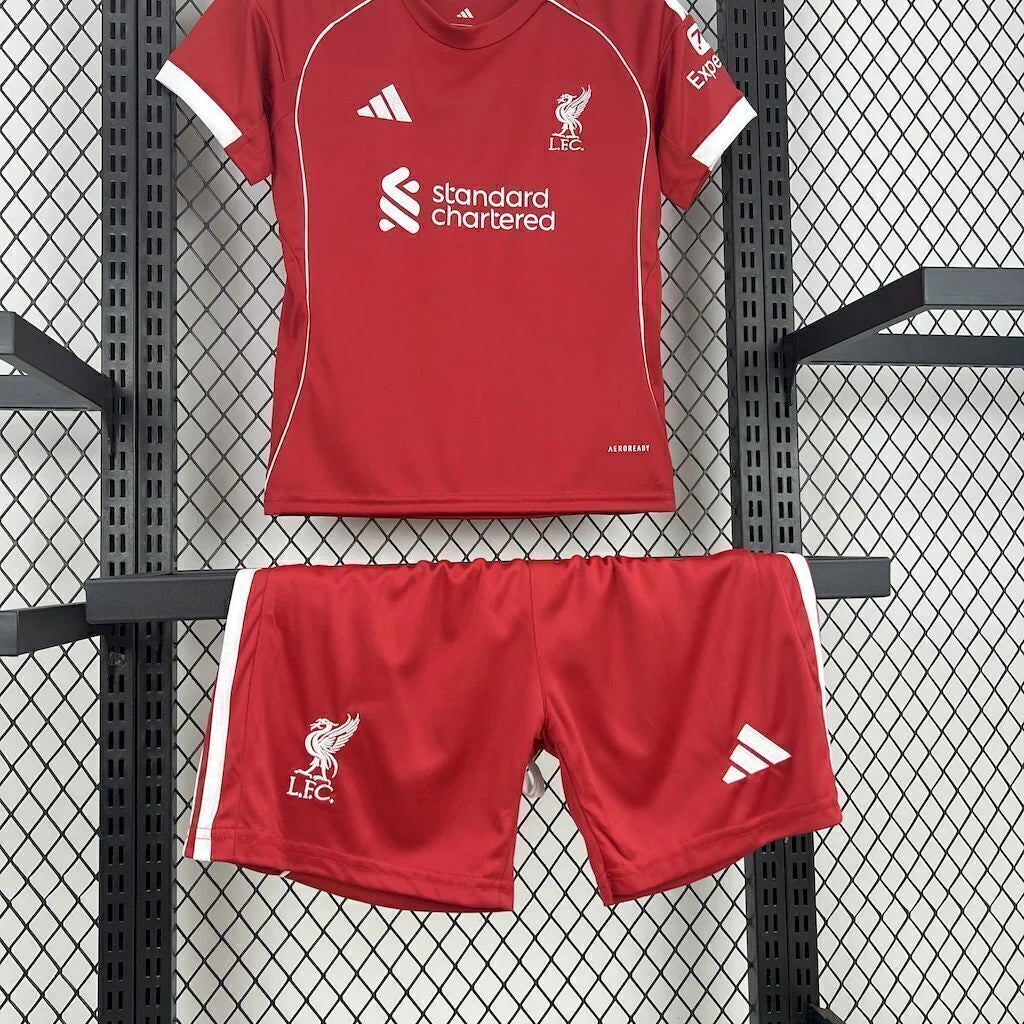 Liverpool 2025/2026 Home Kit Kids Size