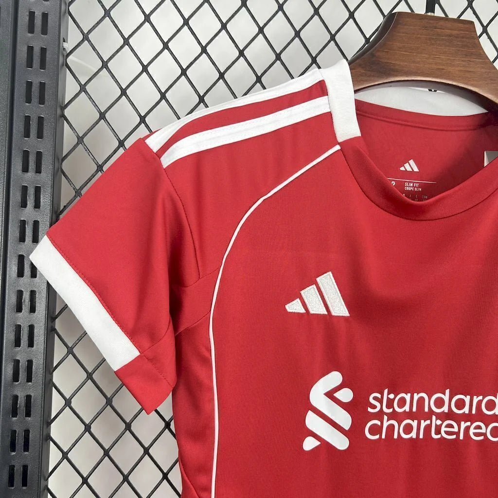 Liverpool 2025/2026 Home Kit Kids Size