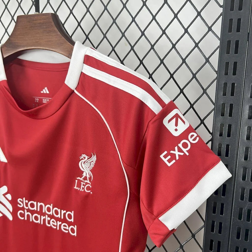 Liverpool 2025/2026 Home Kit Kids Size