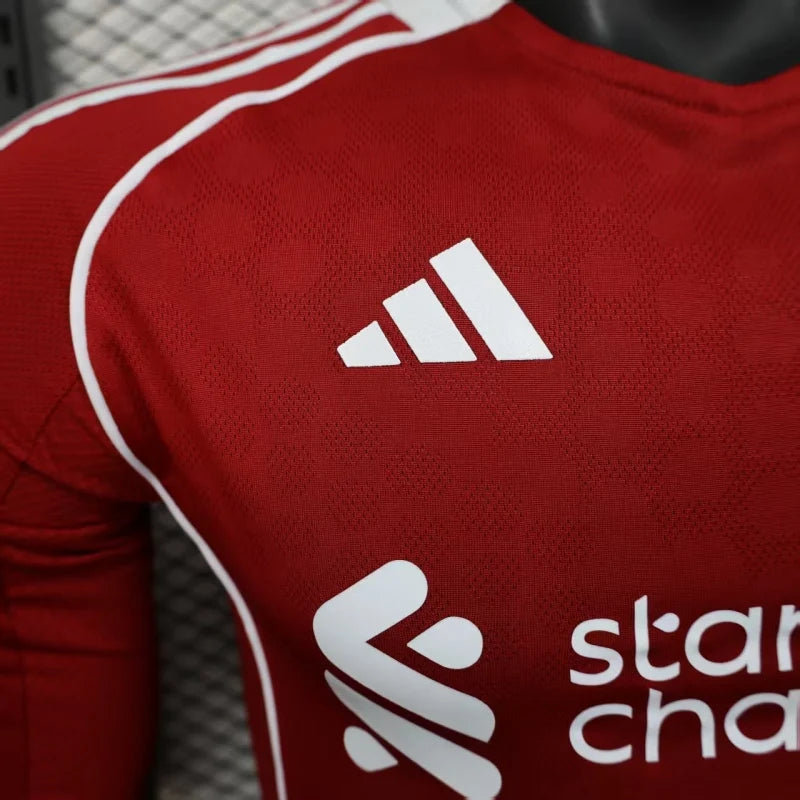 Liverpool 2025/2026 Home Long Sleeve Jersey