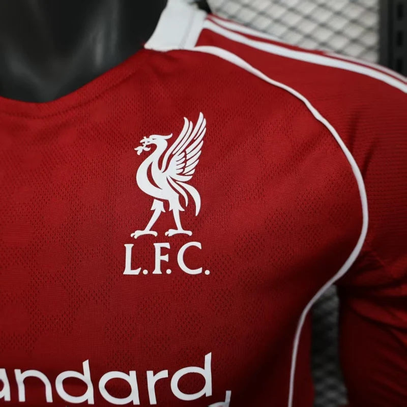 Liverpool 2025/2026 Home Long Sleeve Jersey