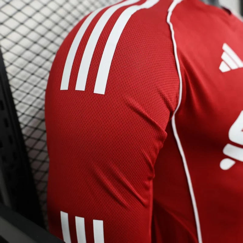 Liverpool 2025/2026 Home Long Sleeve Jersey