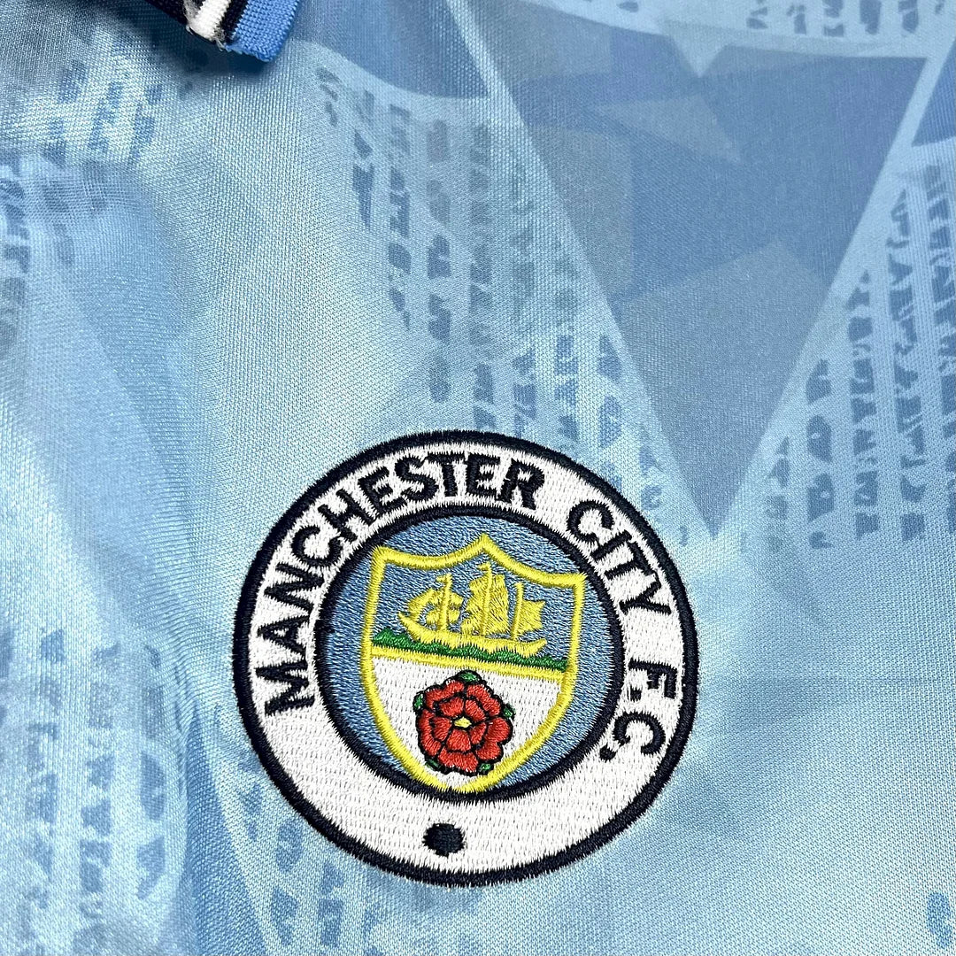 Manchester City 1989/1991 Home Retro Jersey