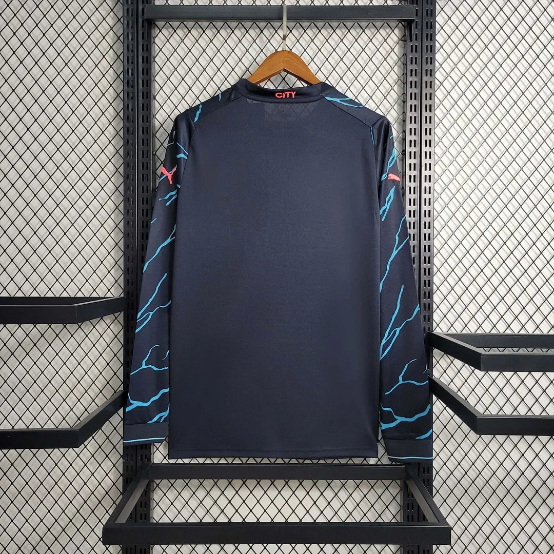 Manchester City 2023/2024 Third Away Long Sleeve Jersey