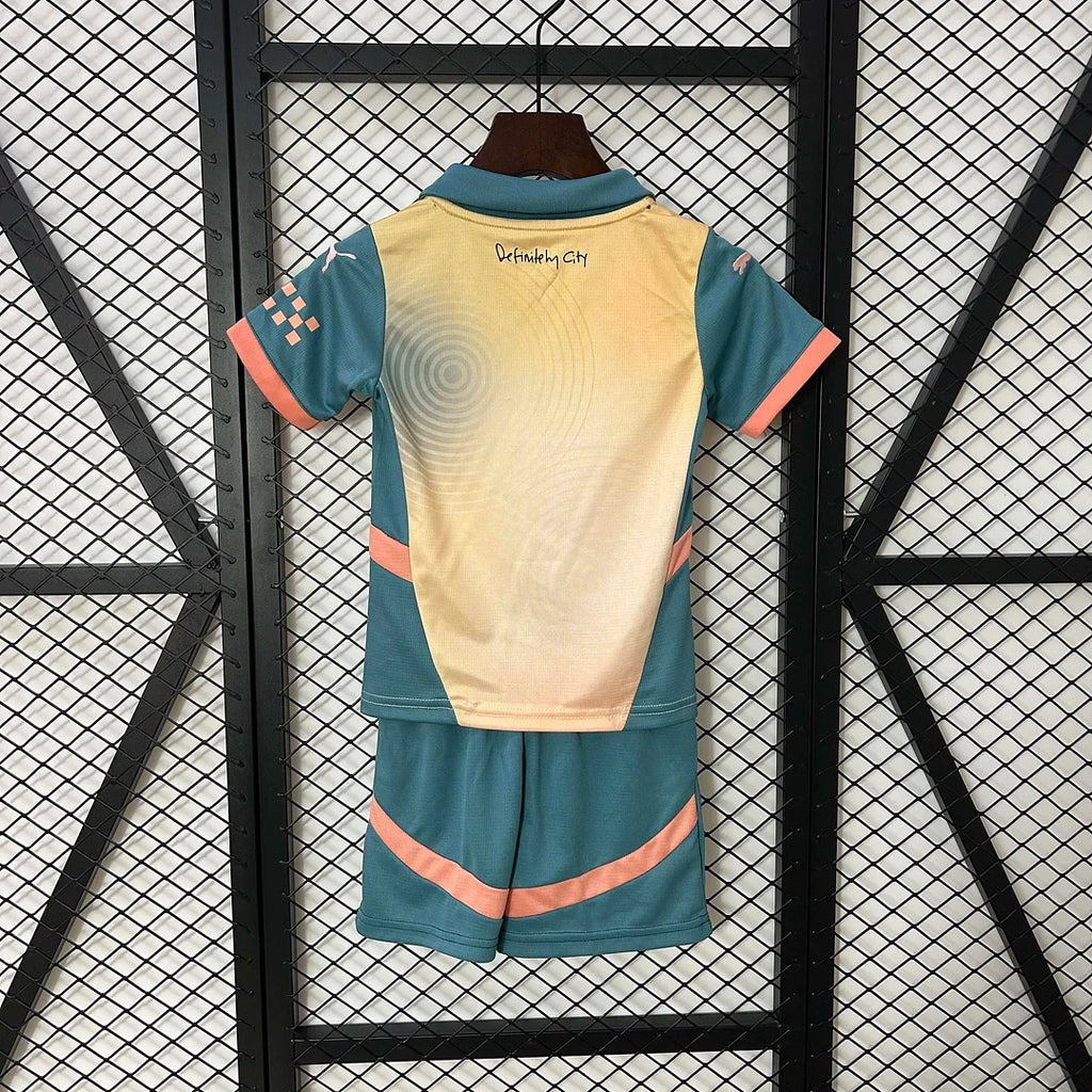 Manchester City 2024/2025 Fourth Away Jersey Kids Size