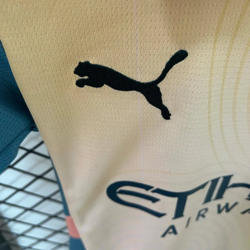 Manchester City 2024/2025 Fourth Away Jersey Kids Size