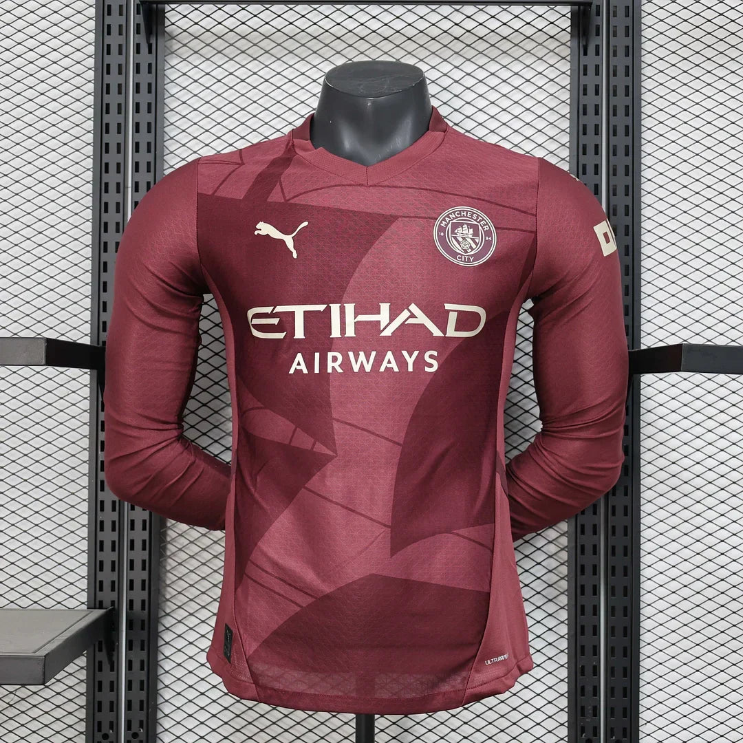 Manchester City 2024/2025 Third Away Long Sleeve Jersey