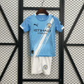 Manchester City 2025/2026 Home Jersey Kids Size