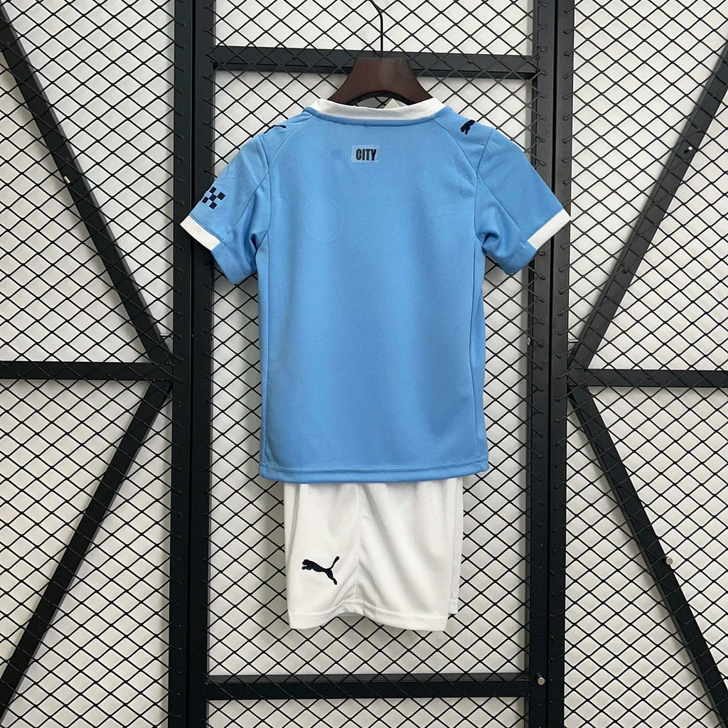 Manchester City 2025/2026 Home Jersey Kids Size