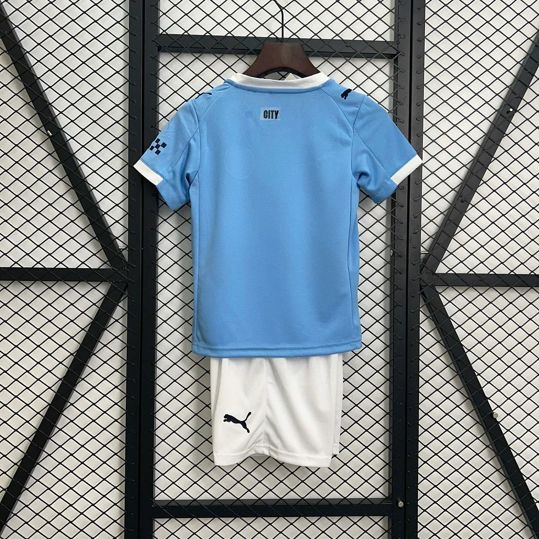 Manchester City 2025/2026 Home Jersey Kids Size