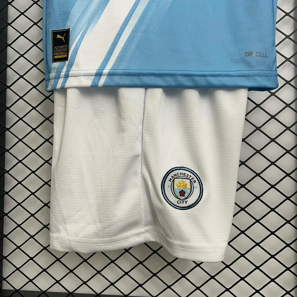 Manchester City 2025/2026 Home Jersey Kids Size