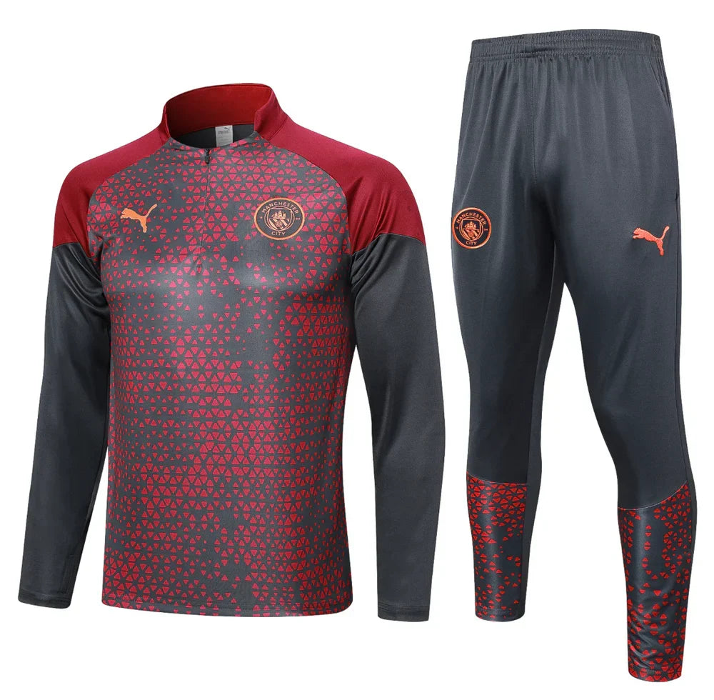 Manchester City Crimson Core Tracksuit