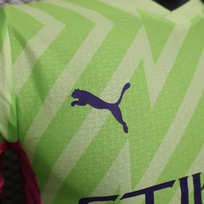 Manchester City Neon Pulse City Limited Jersey