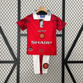 Manchester United 1996/1998 Home Retro Jersey Kids Size