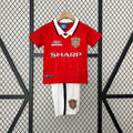 Manchester United 1999/2000 European Home Retro Jersey Kids Size