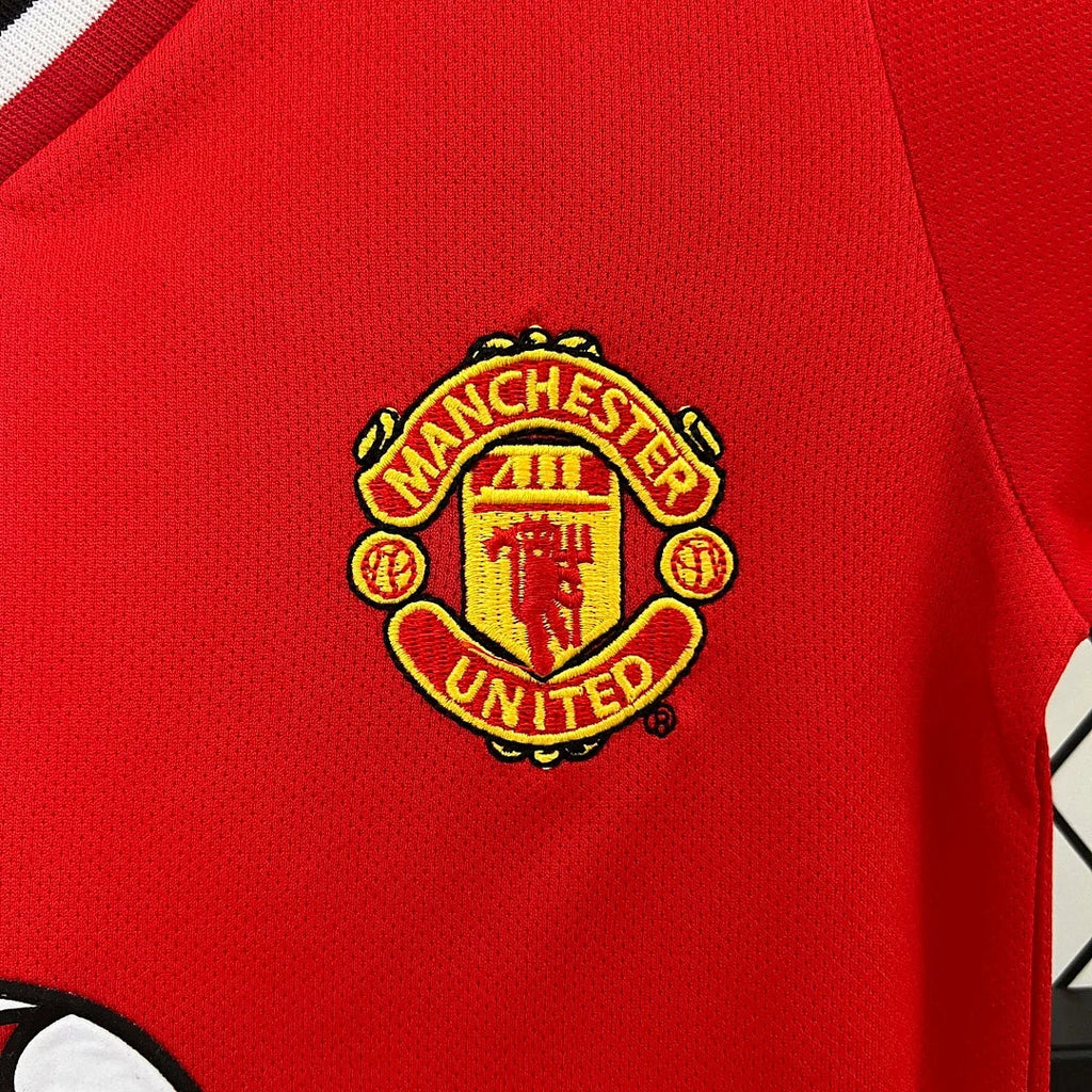 Manchester United 2000/2002 Home Retro Jersey Kids Size