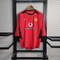 Manchester United 2002/2004 Home Long Sleeve Retro Jersey