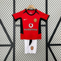 Manchester United 2002/2004 Home Retro Jersey Kids Size