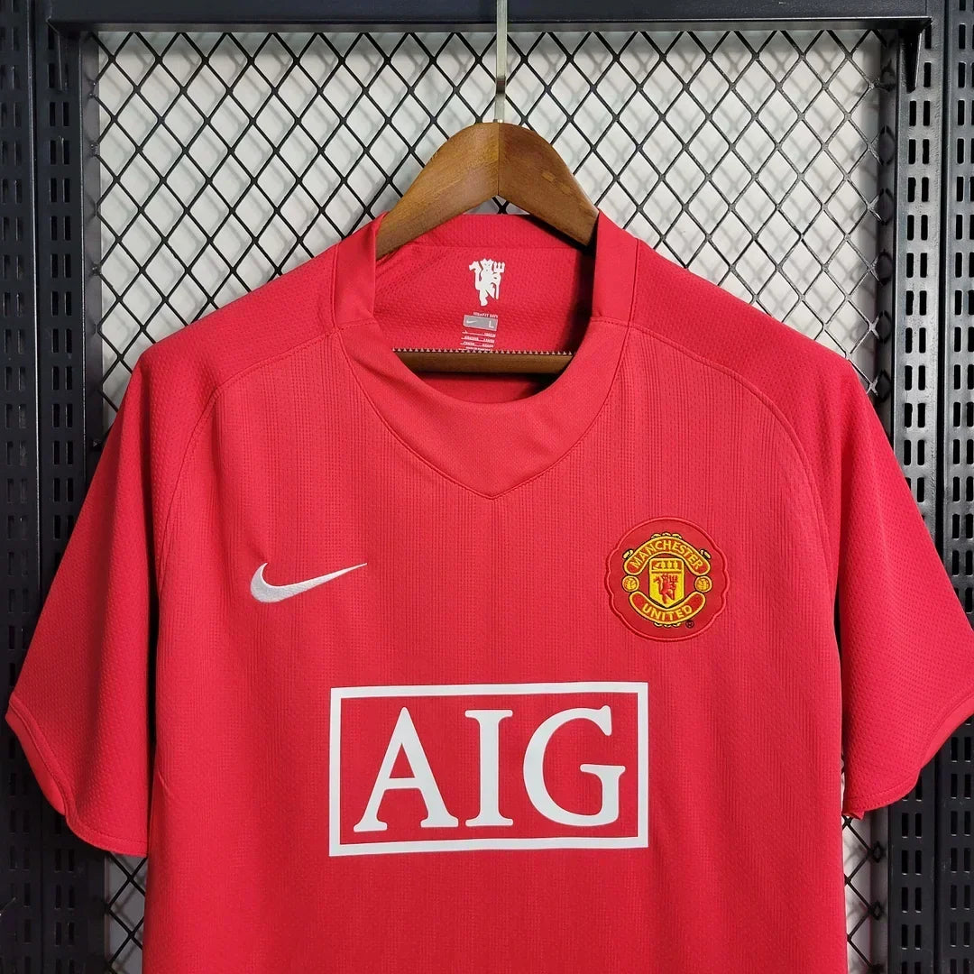 Manchester United 2007/2008 Home Retro Jersey