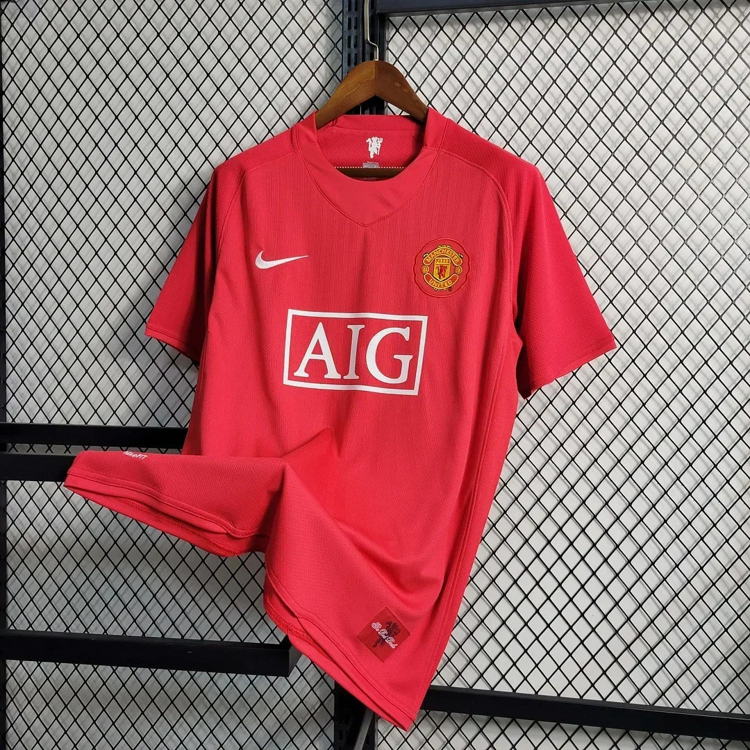 Manchester United 2007/2008 Home Retro Jersey