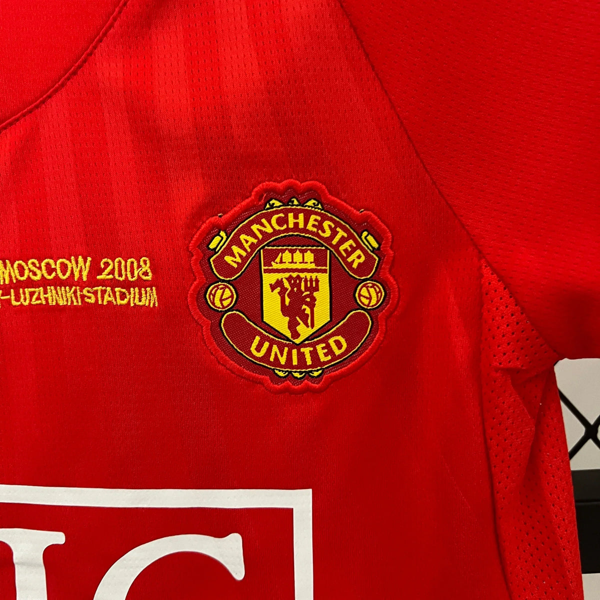 Manchester United 2007/2008 Home Retro Jersey Kids Size