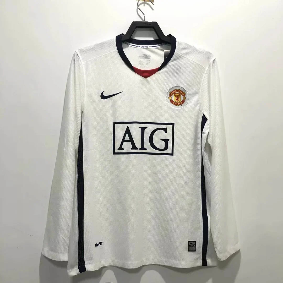 Manchester United 2008/2009 Away Long Sleeve Retro Jersey