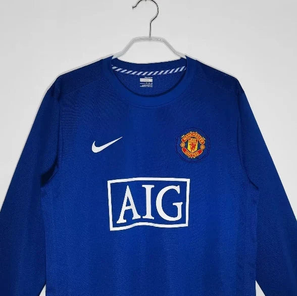 Manchester United 2008/2009 Away Long Sleeve Retro Jersey