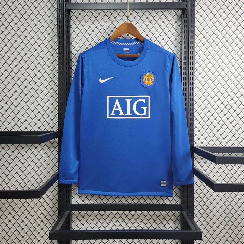 Manchester United 2008/2009 Third Long Sleeve Retro Jersey